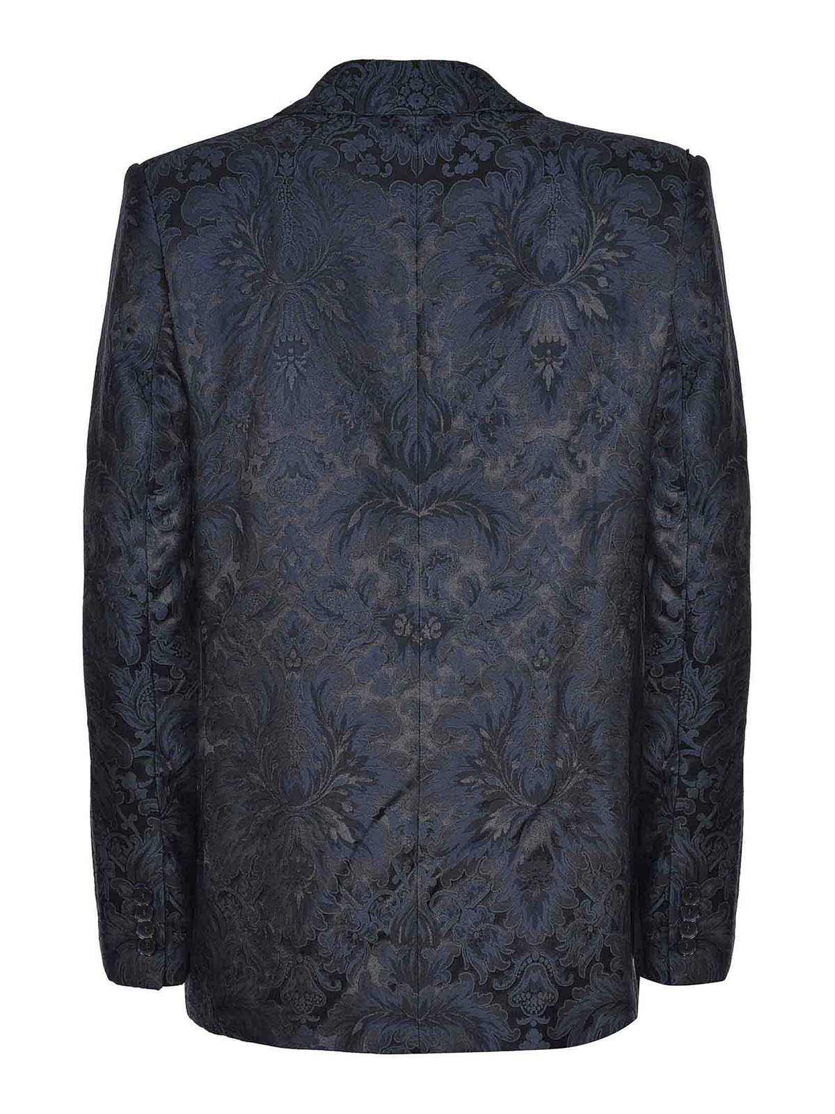 Etro Jacket Made Of Silk Blend In Blue