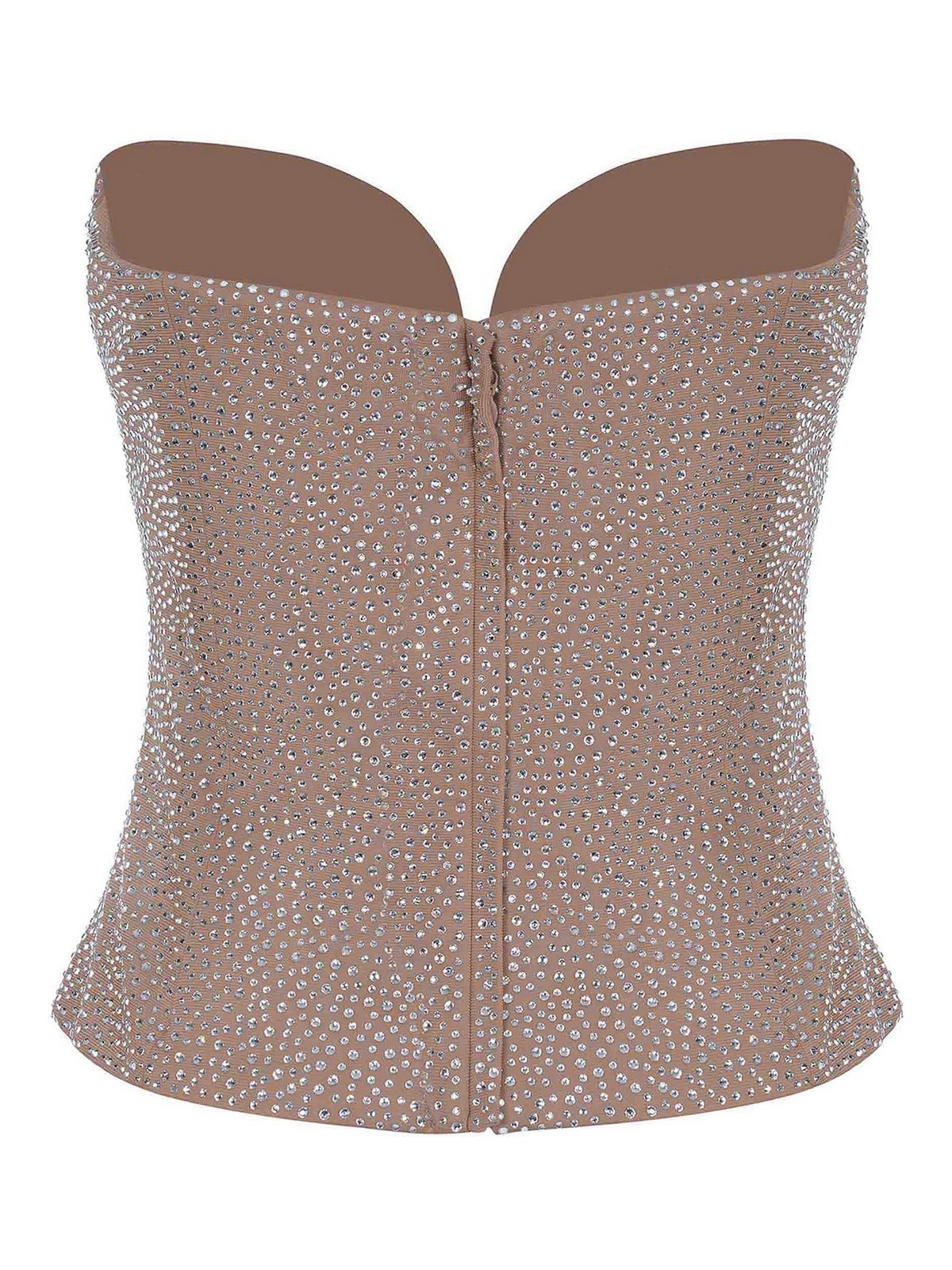 Giuseppe Di Morabito Top By  Made Of  Viscose In Brown