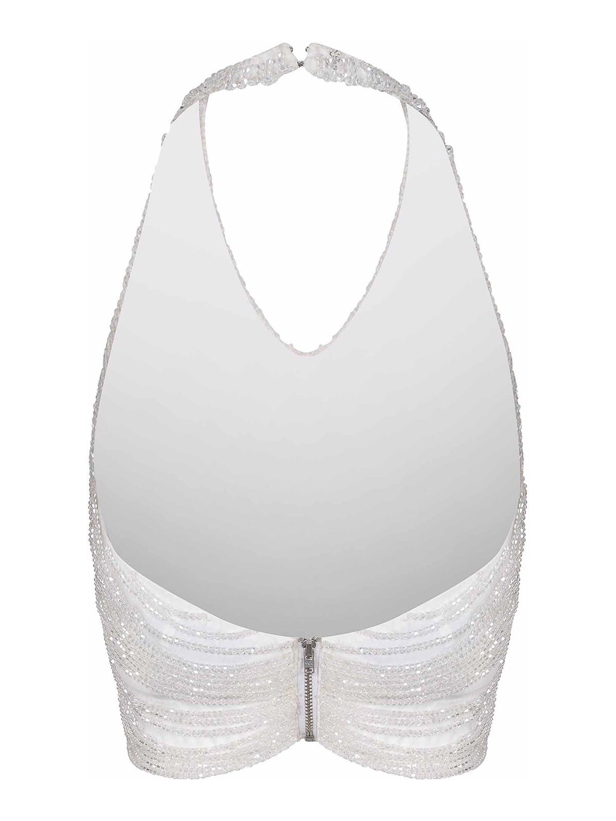 Giuseppe Di Morabito Top By  Made Of Polyamide In White
