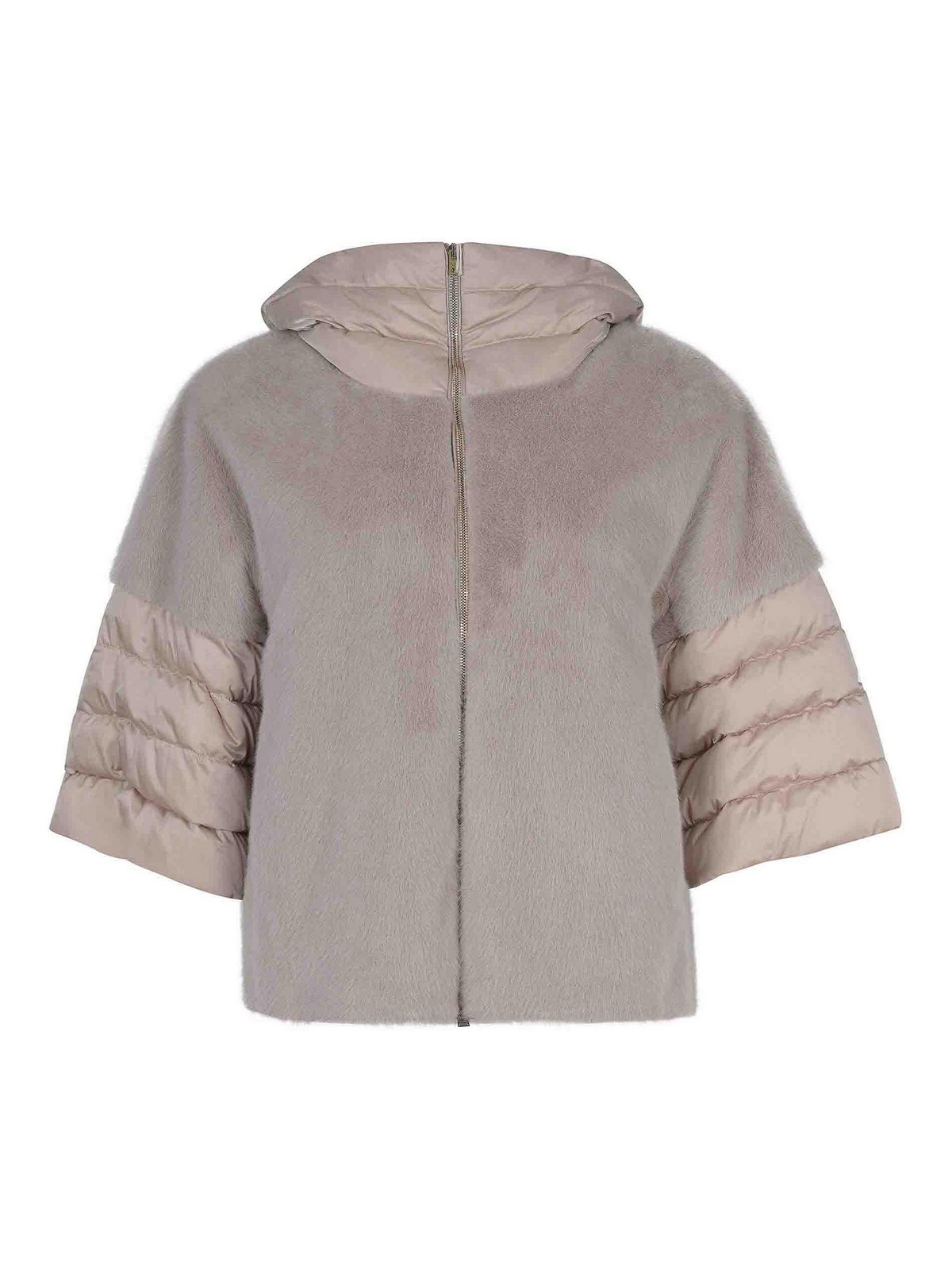 Herno Down Jacket Made Of Nylon In Yellow