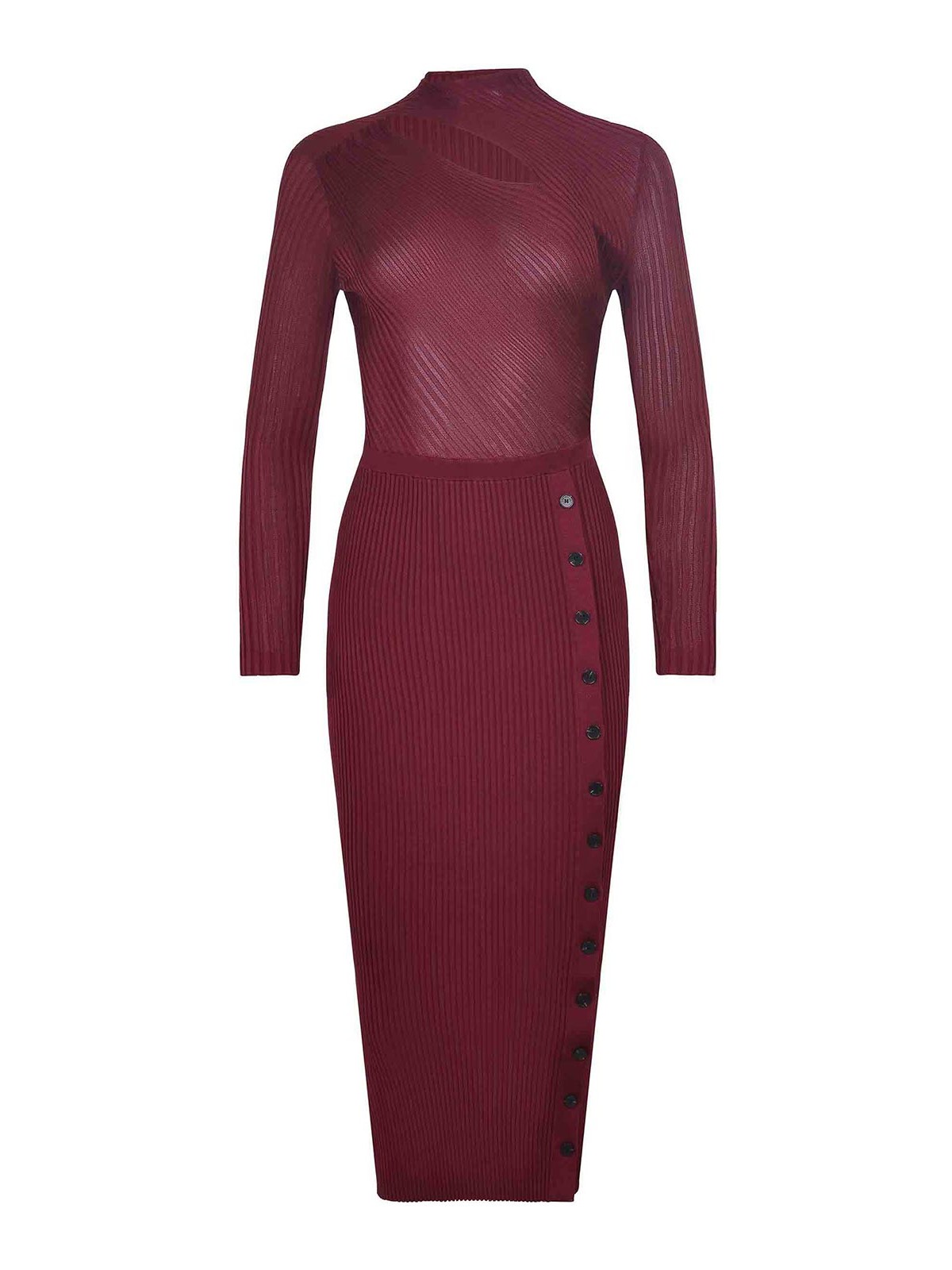 Self-portrait Dress Made Of Viscose Blend In Purple