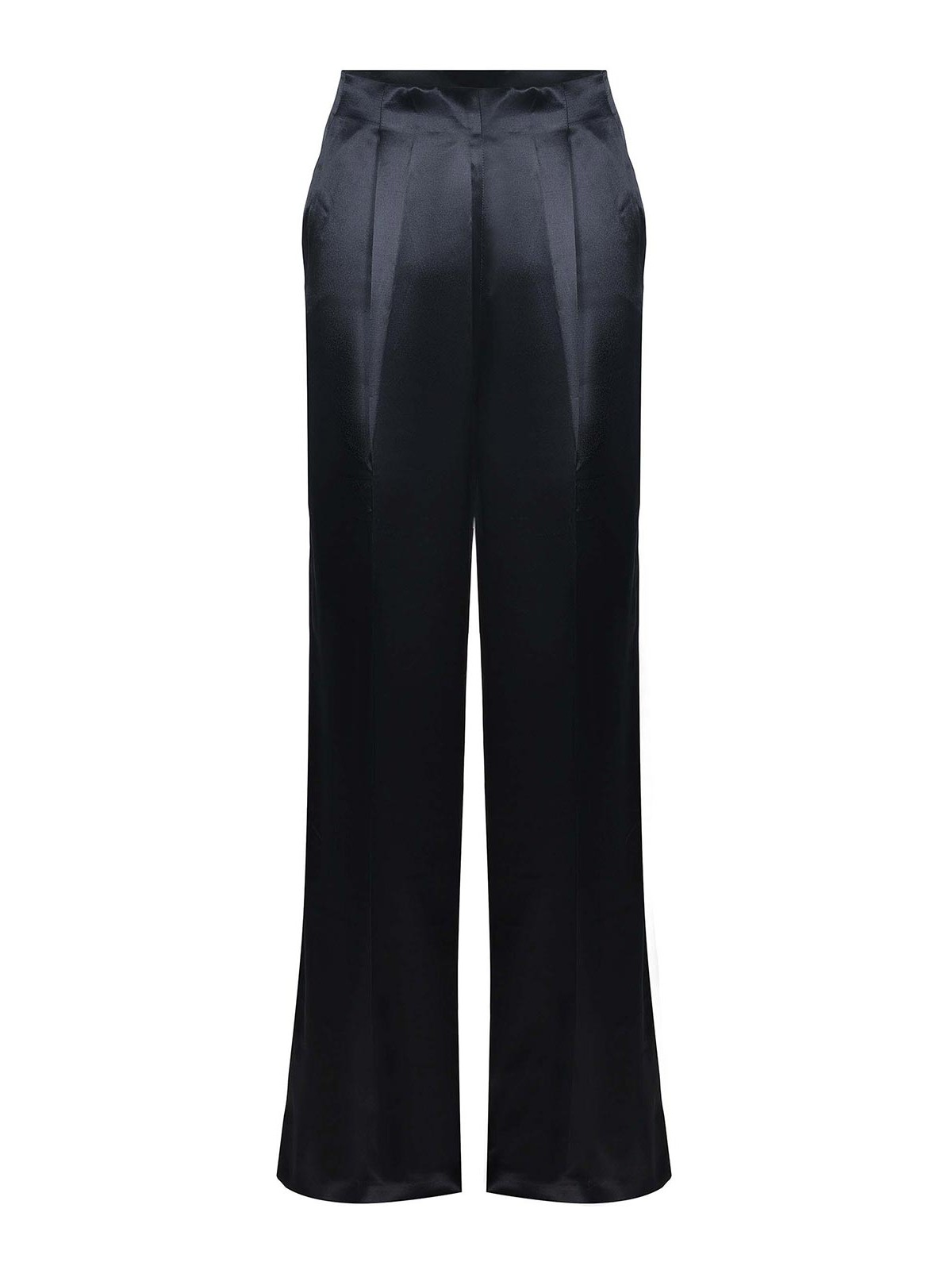Alberta Ferretti Pants Made Of Satin In Black