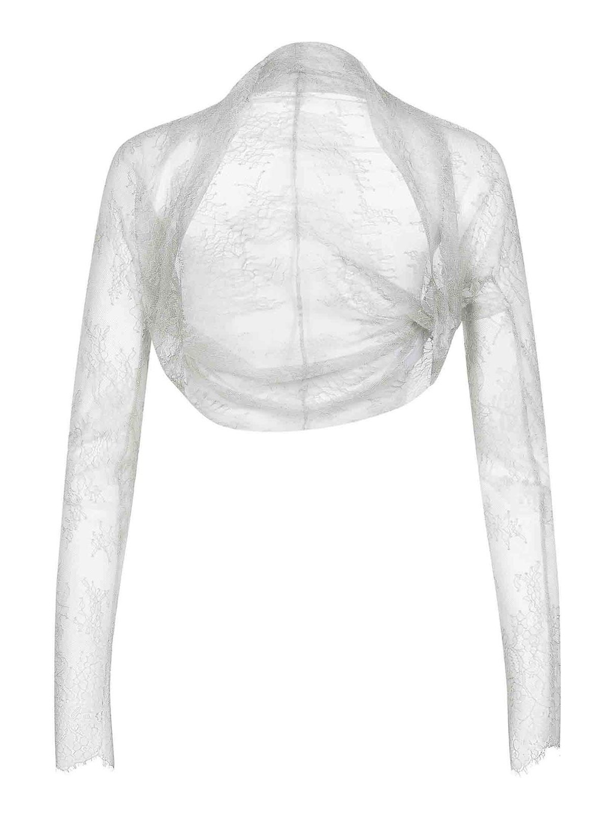 Alberta Ferretti Shawl Made Of Lace In Green