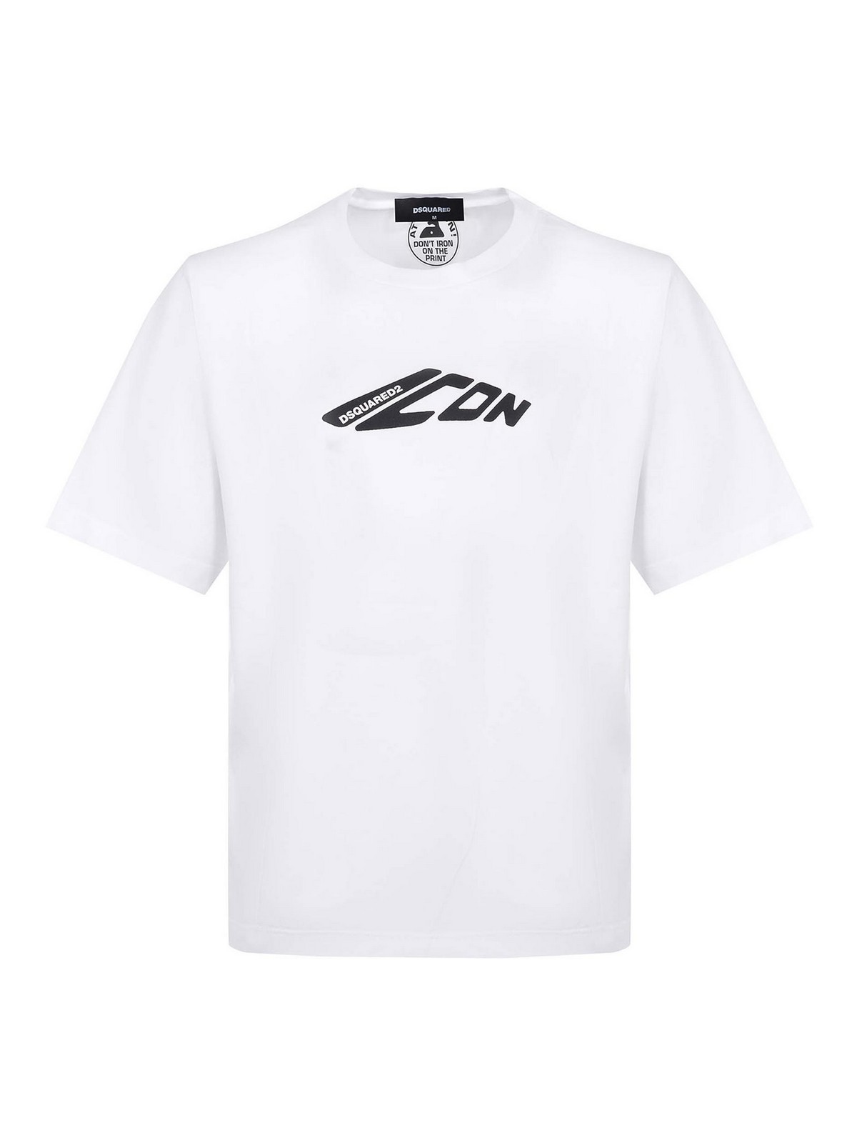 Dsquared2 Icon T-shirt Made Of Cotton In White