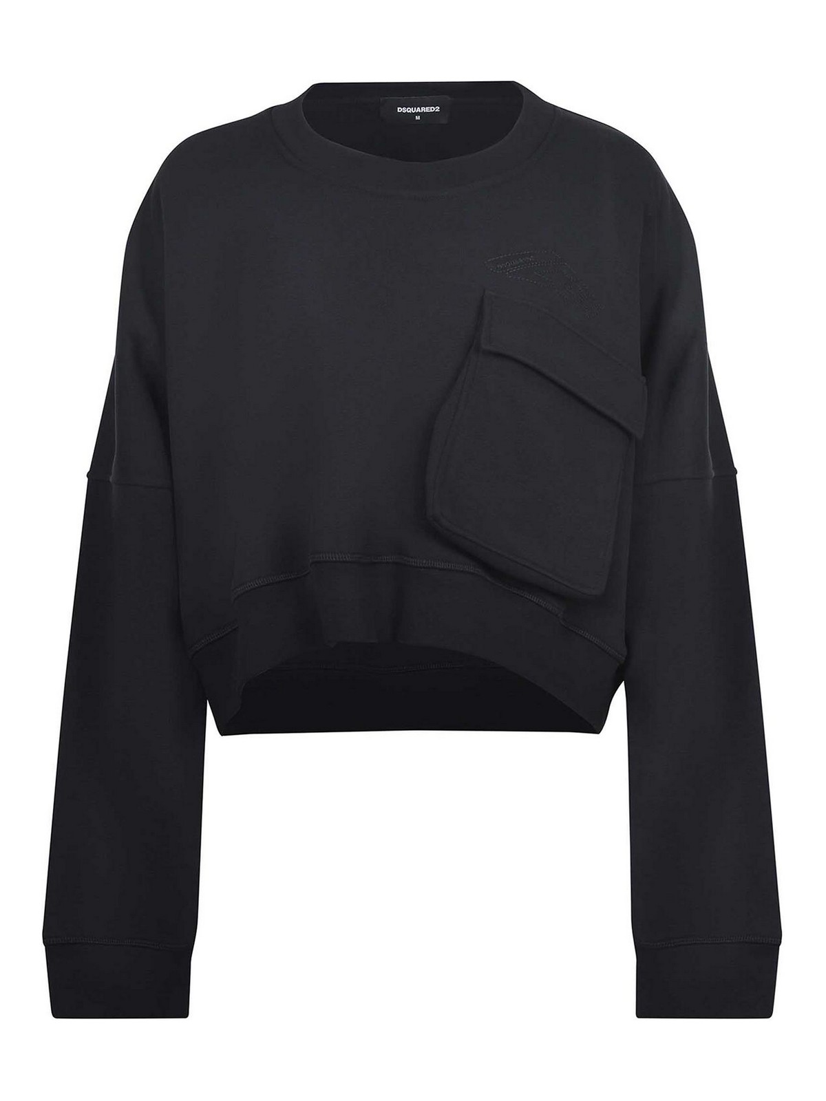 Dsquared2 Sweatshirt Made Of Cotton Blend In Black