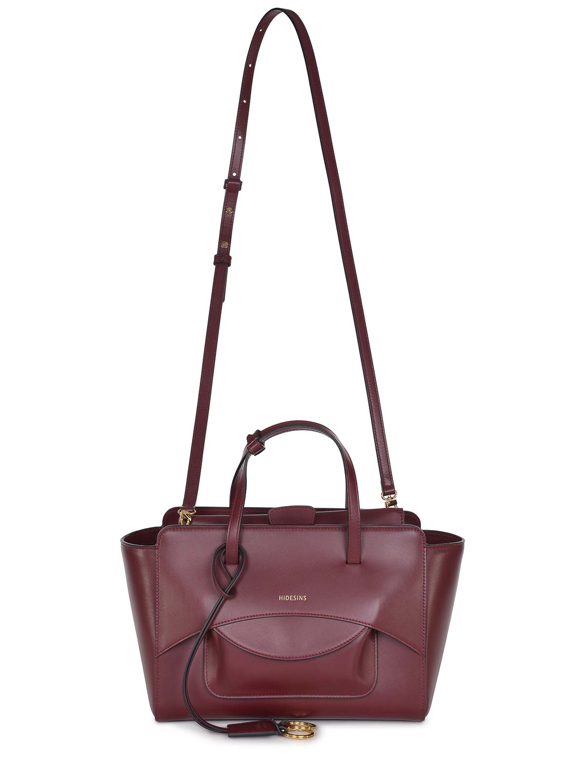 Hidesins Flap M Bag Made Of Leather In Sand