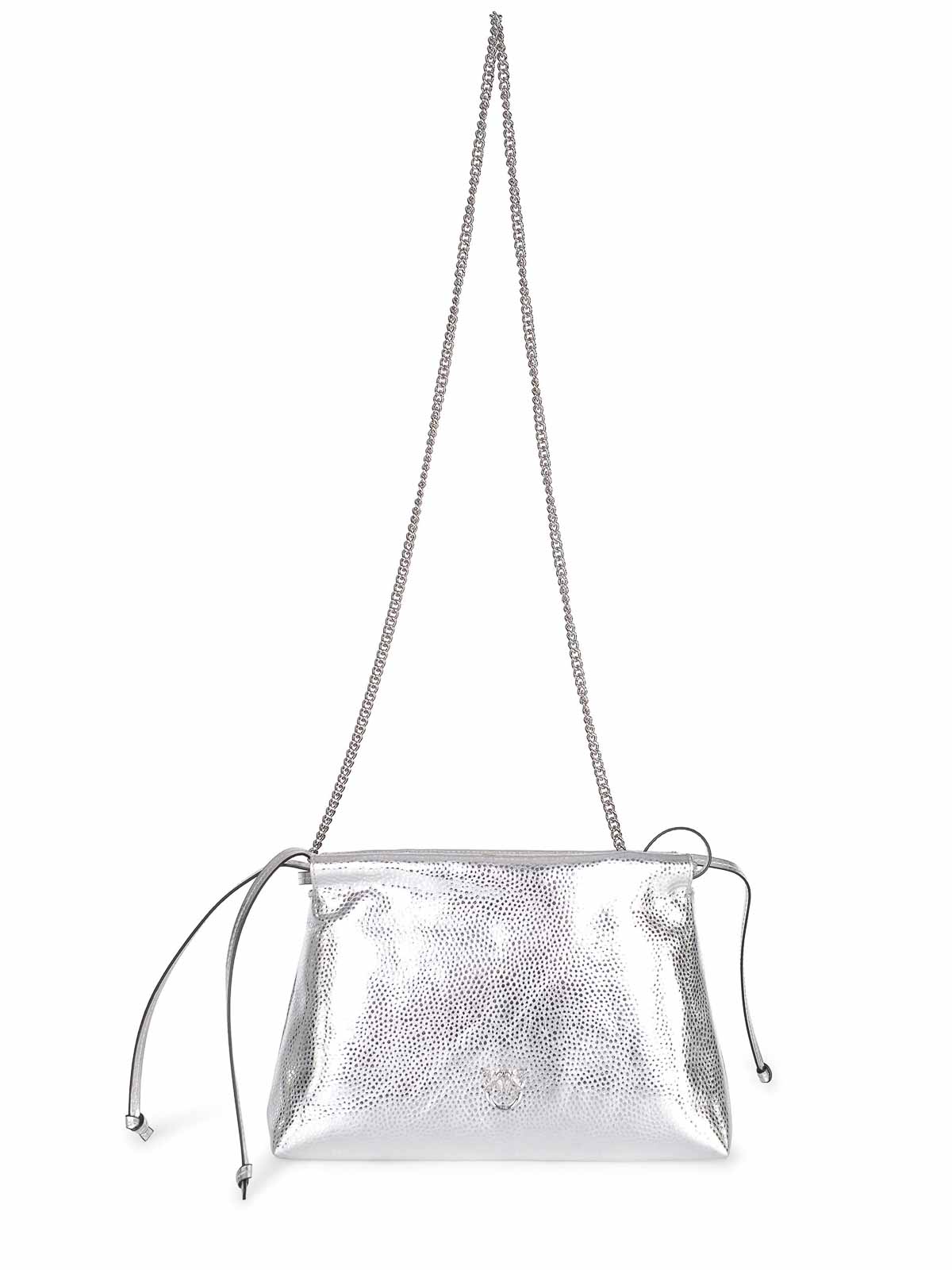 Pinko Purse Made Of Leather In Silver