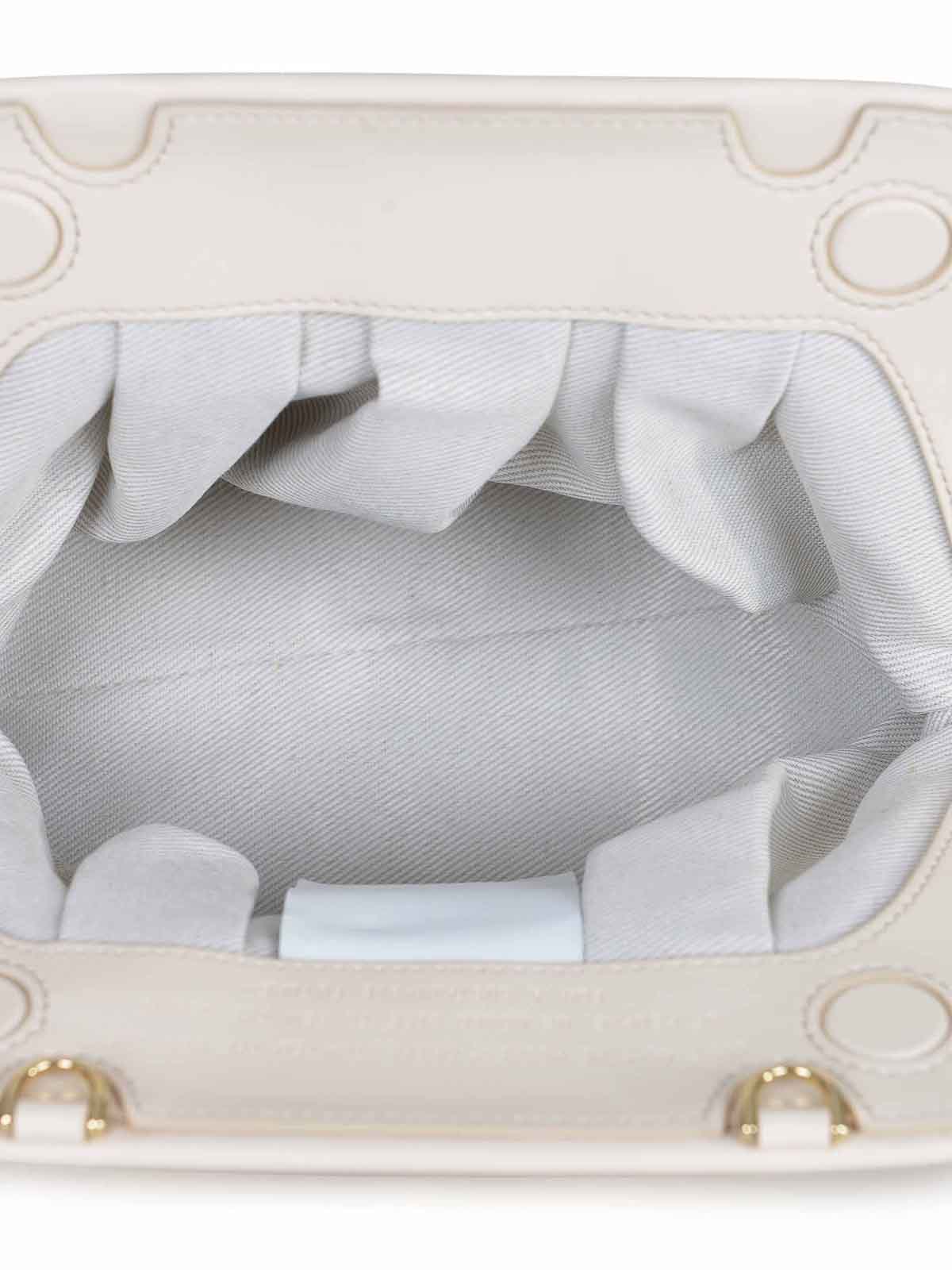 Themoirè Themoir  Bag Made Of Faux Leather In Sand