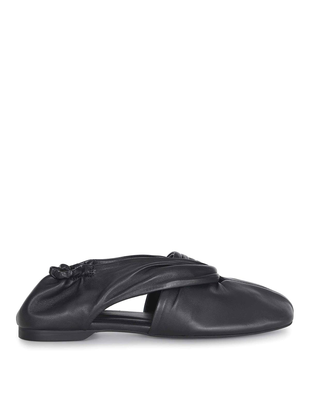 Alohas Ballerinas Made Of Leather In Black
