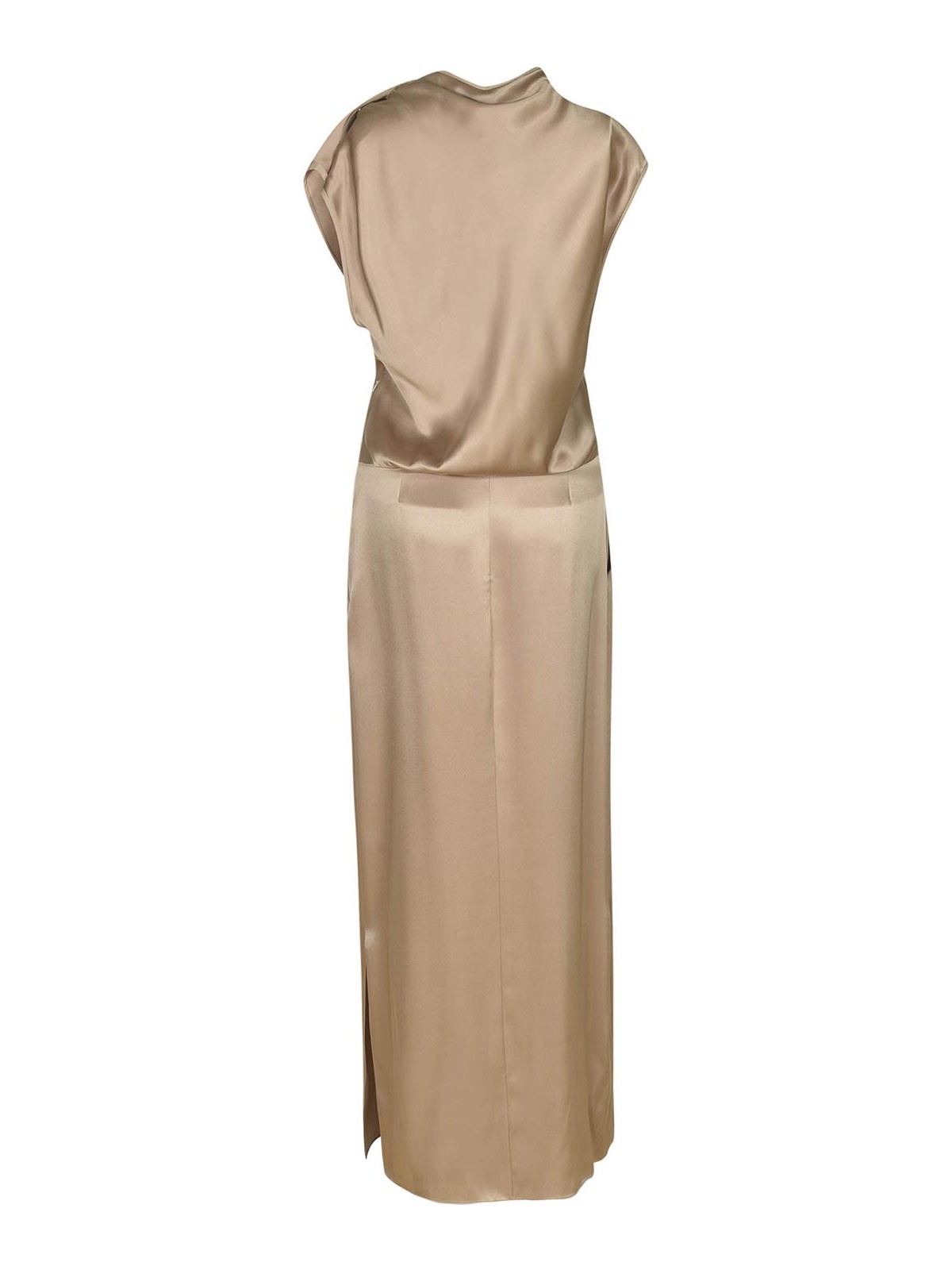 Giorgio Armani Vestido Midi - Dorado In Brown