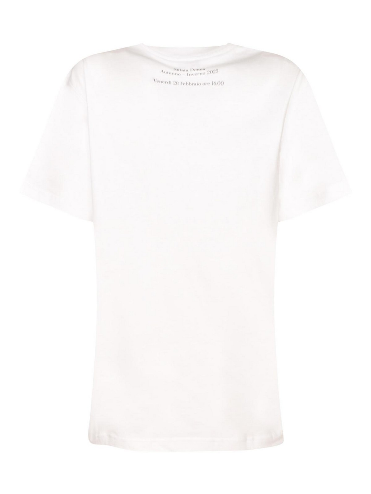 Moschino Camiseta - Blanco In Neutral