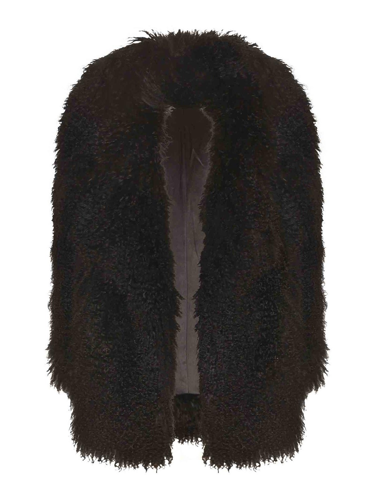 Numero Otto Abrigo Midi - Negro In Black