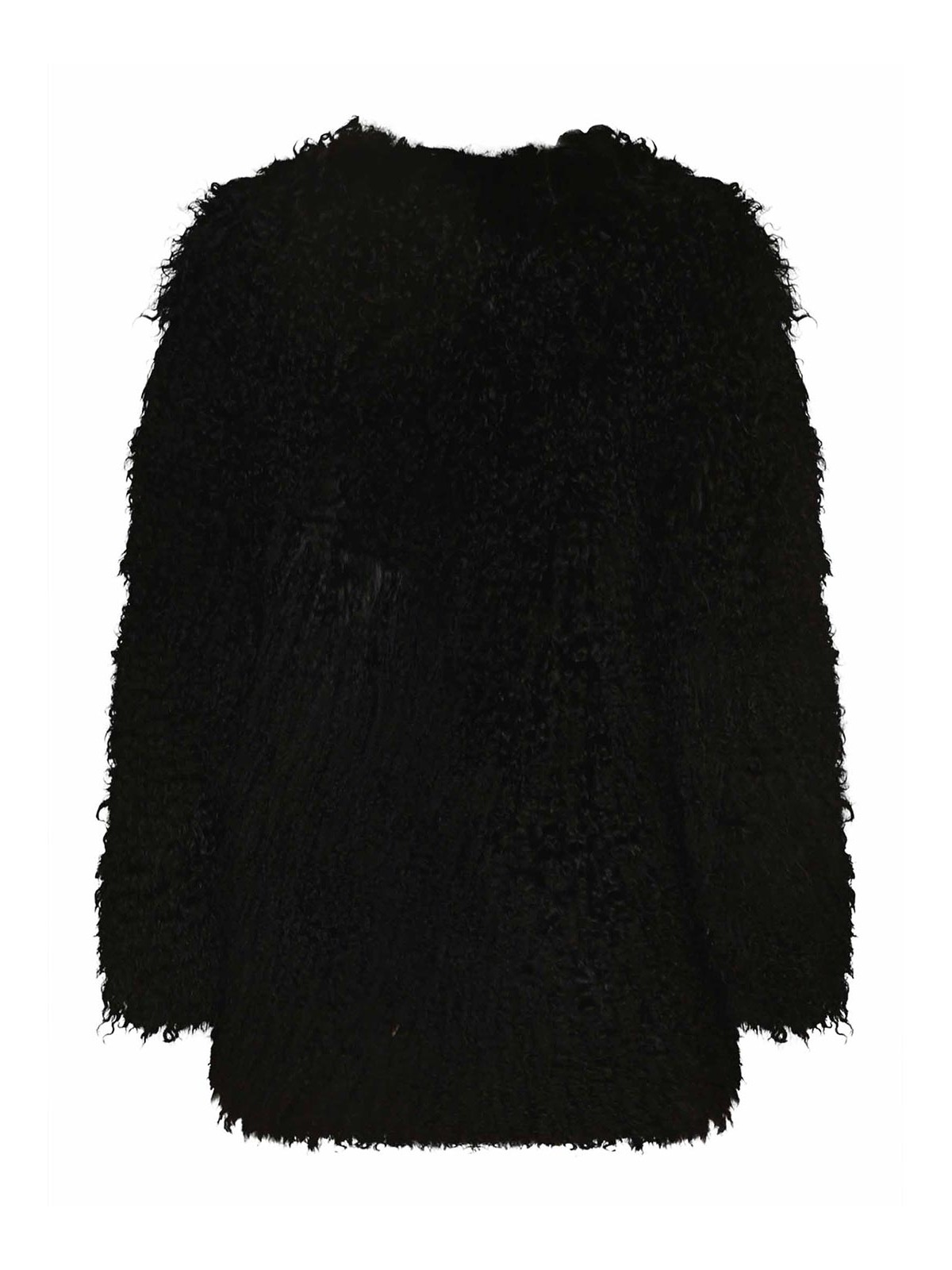 Numero Otto Abrigo Midi - Negro In Black