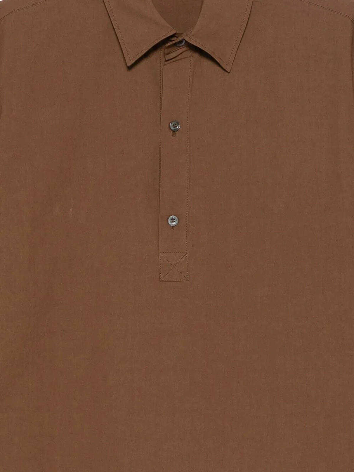 Sofie D'hoore Long Sleeve Shirt In Brown