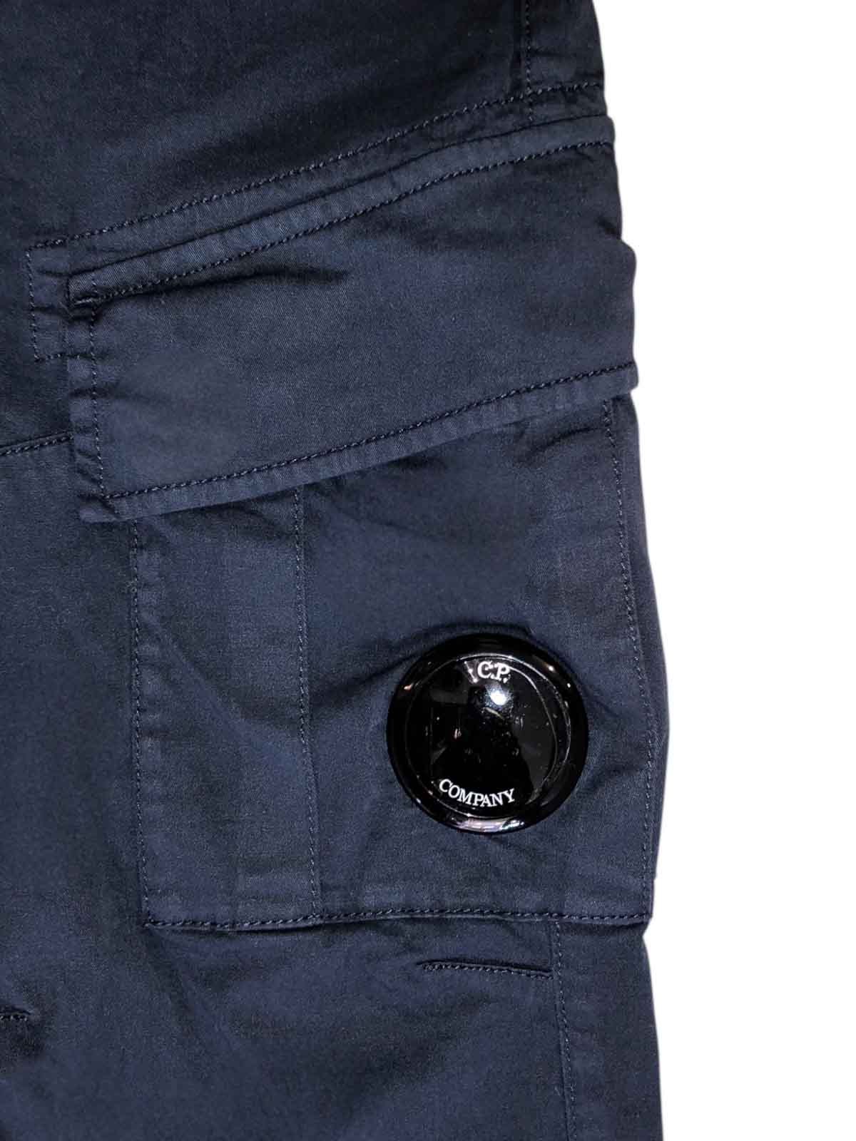 C.p. Company Blue Trousers With Pockets In Blue
