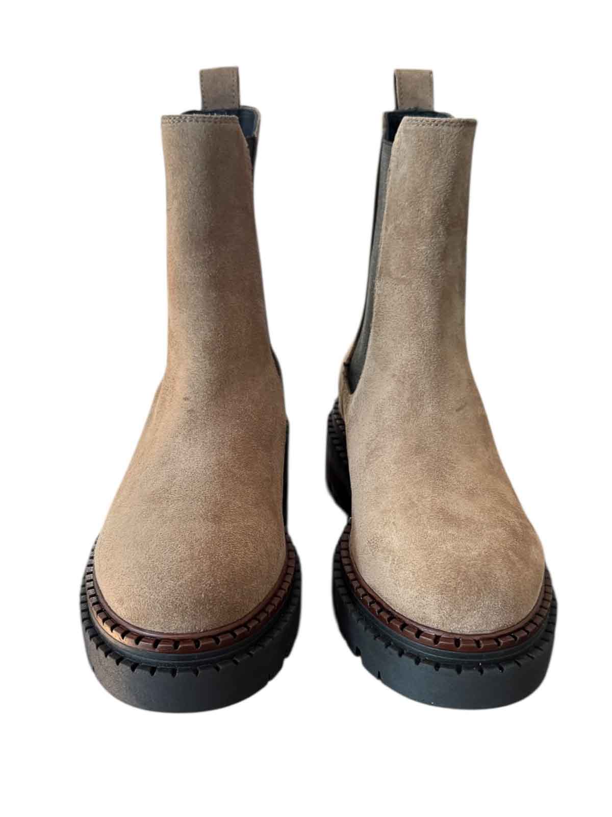 Bruglia Croc Cashmere Ankle Boot In Brown