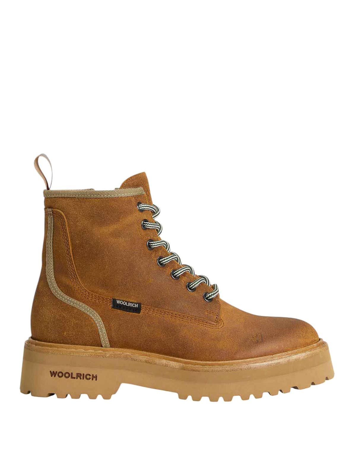Woolrich Main Boot Crazy Horsecuoio In Brown