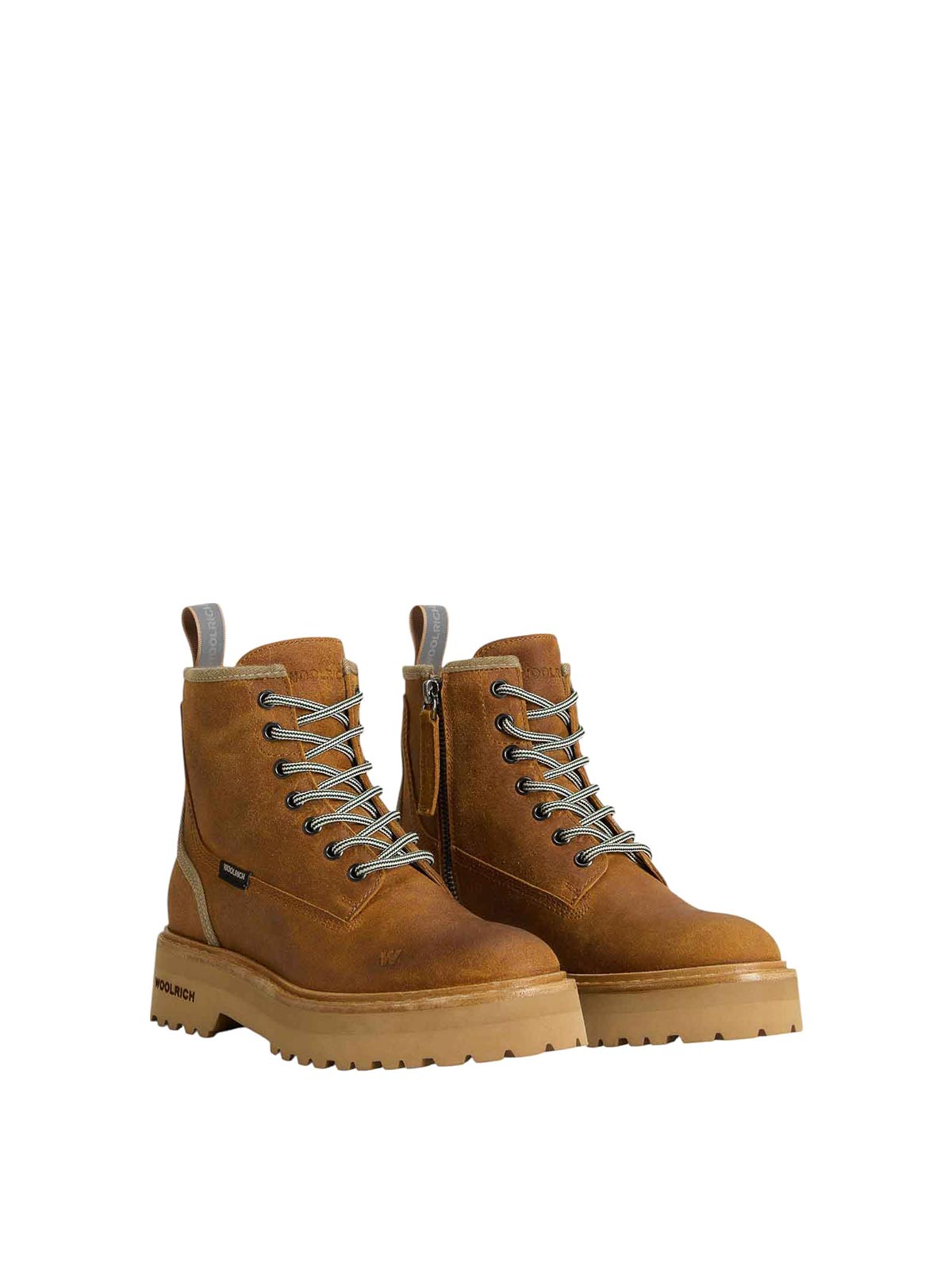 Woolrich Main Boot Crazy Horsecuoio In Brown