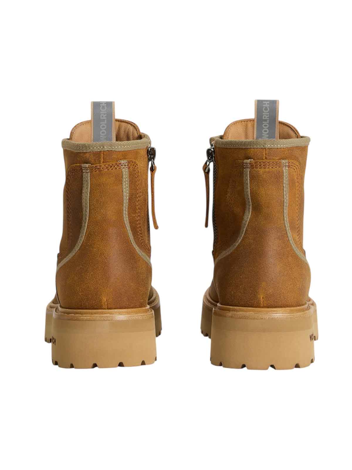 Woolrich Main Boot Crazy Horsecuoio In Brown