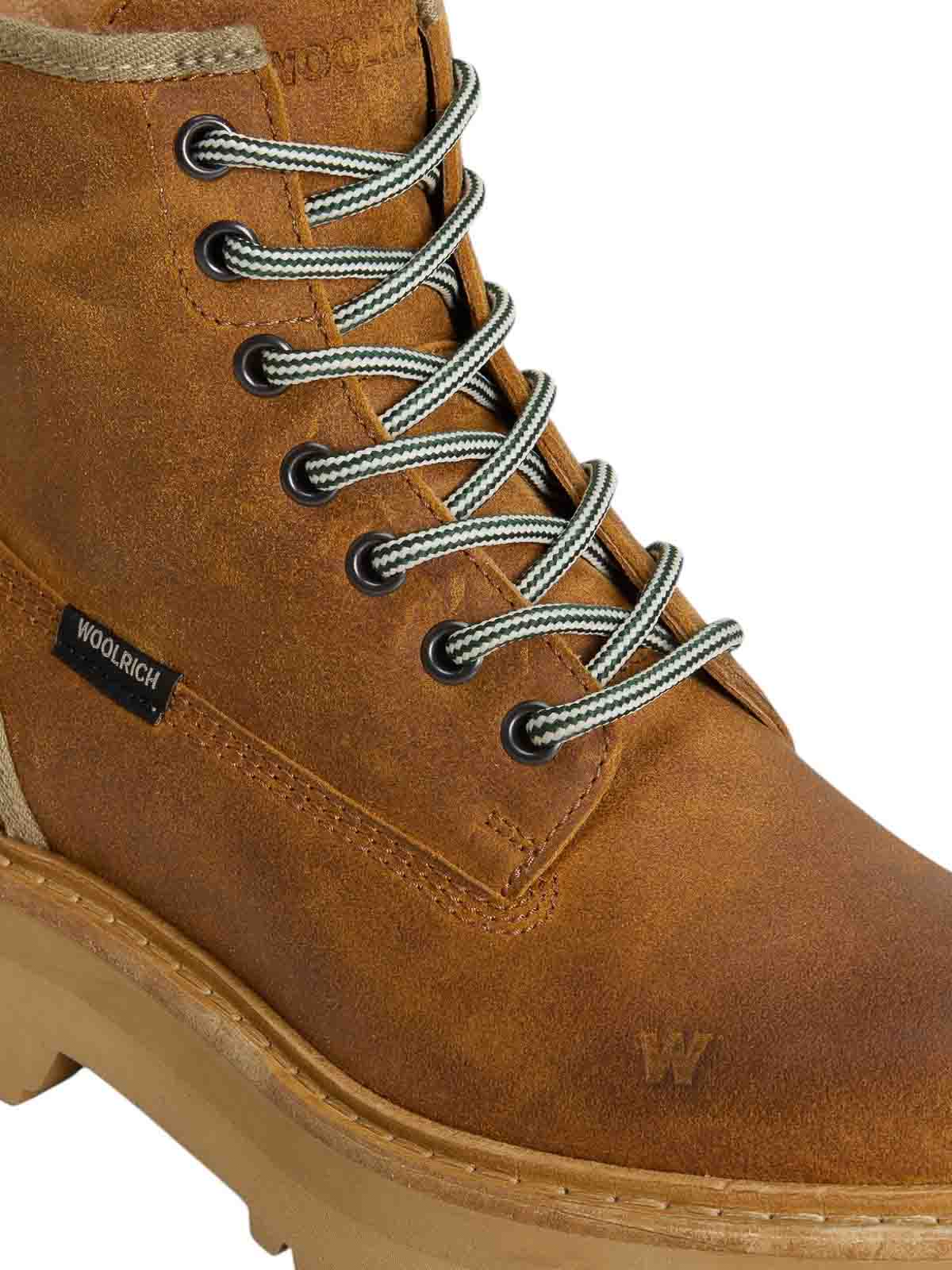 Woolrich Main Boot Crazy Horsecuoio In Brown