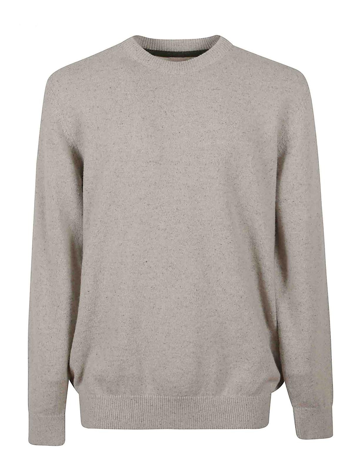 Barbour Essential Tisbury Crew In Gray