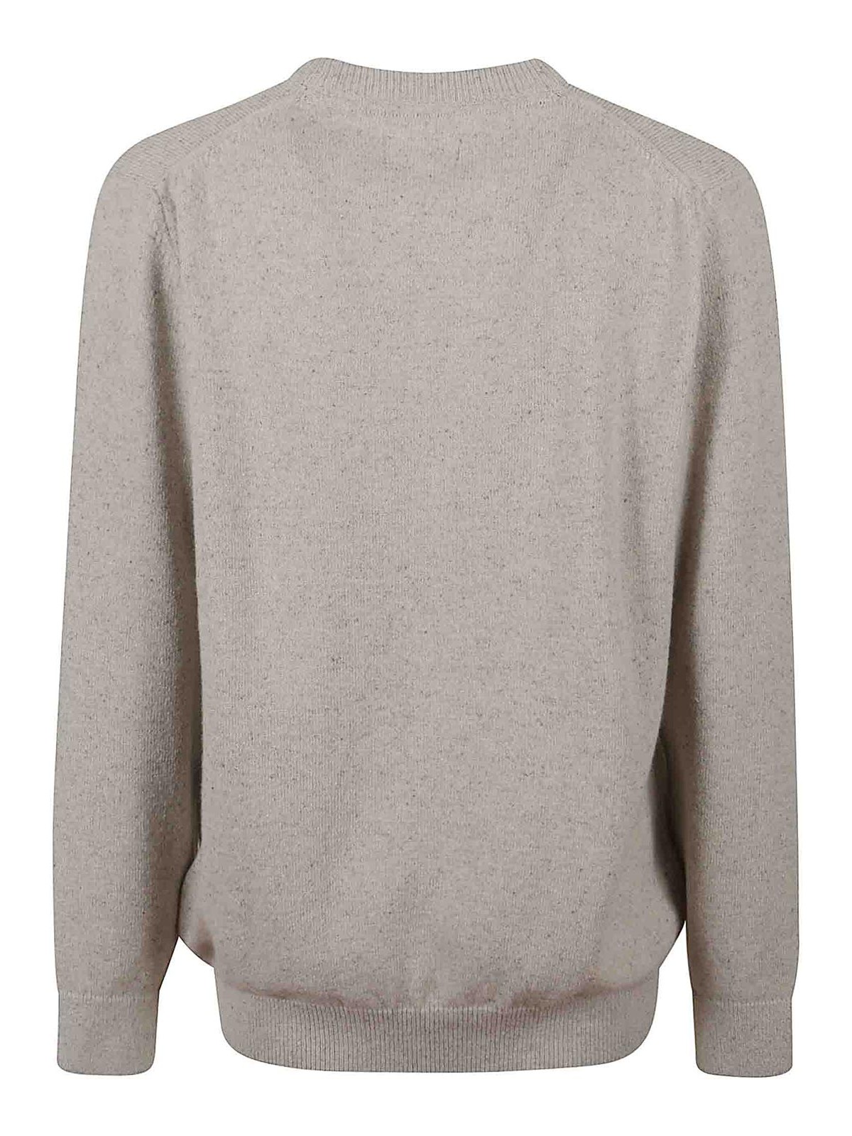 Barbour Essential Tisbury Crew In Gray