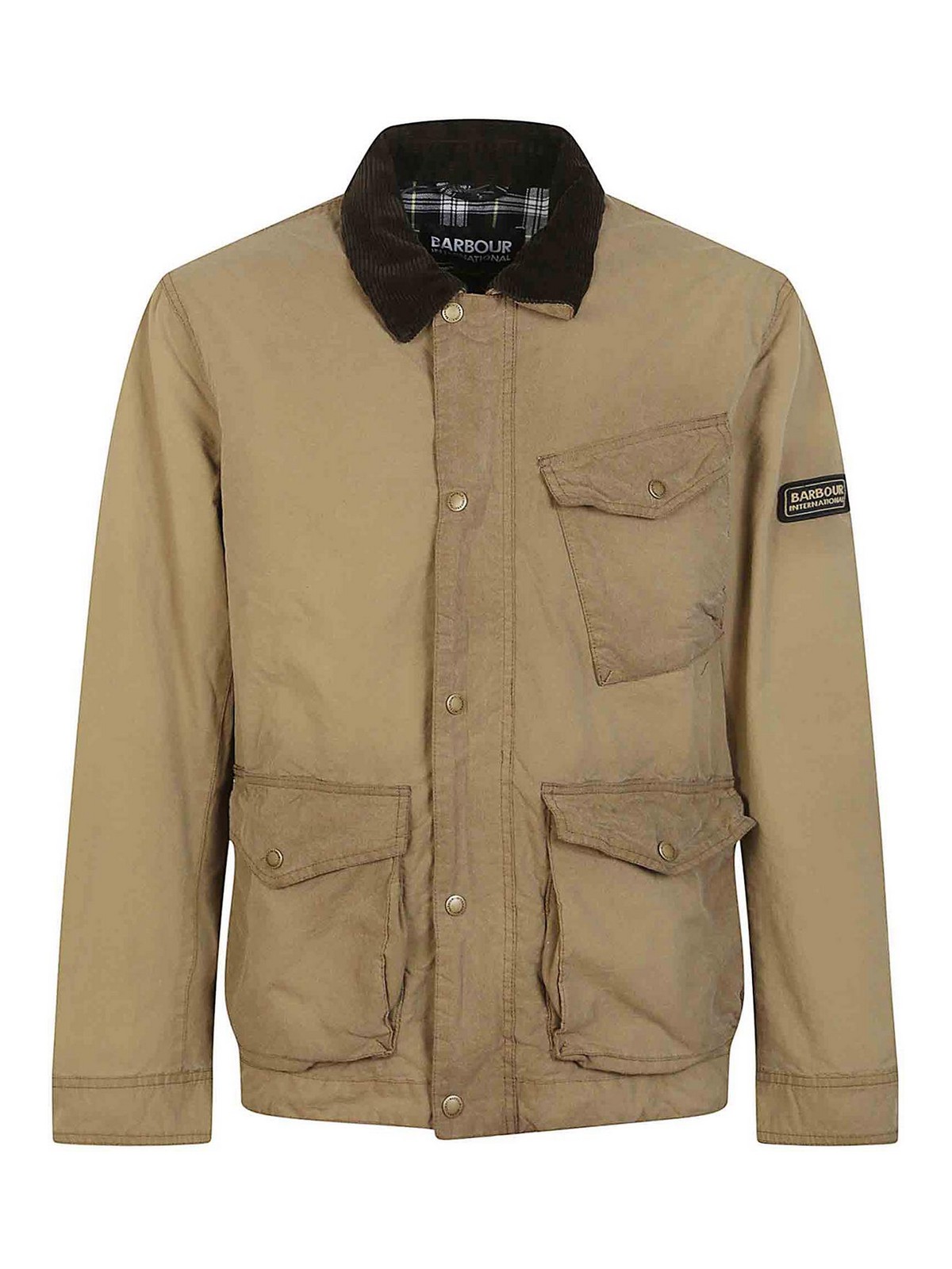 Barbour Drifter Wax Jacket In Brown