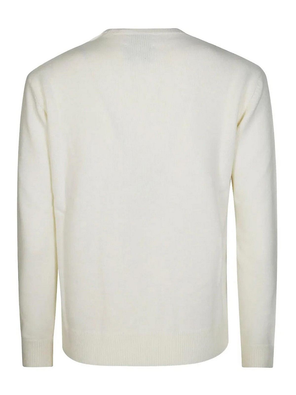 Mc2 Saint Barth Christmas Holiday Sweater In White