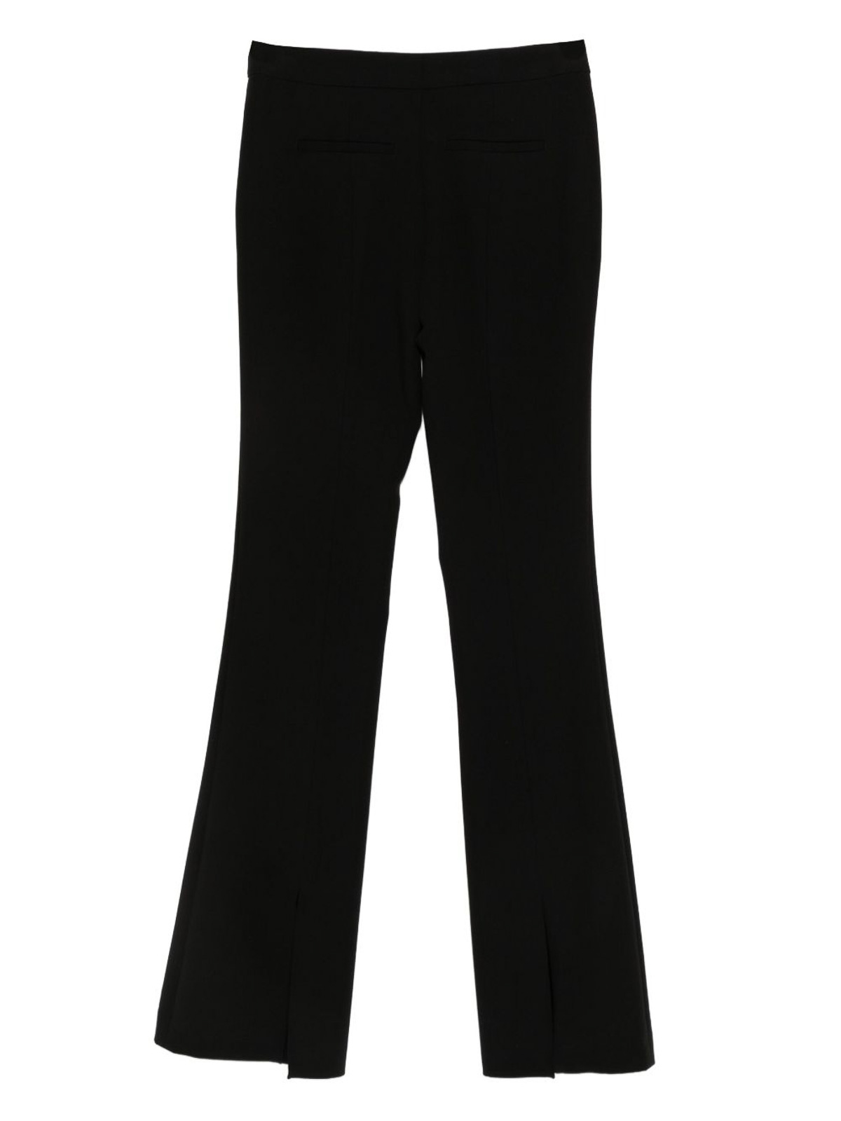 Blugirl Black Pants With Small Slit At The Hem In Black