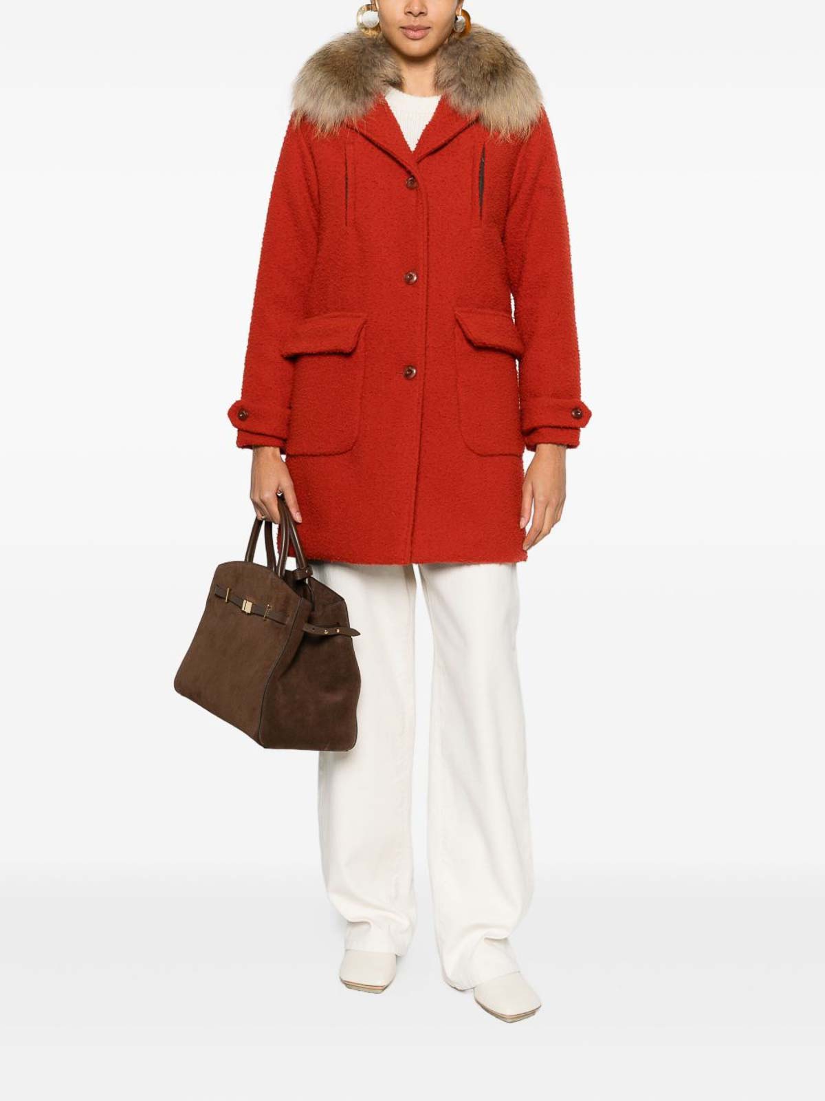 Capalbio Casual Jacket In Red