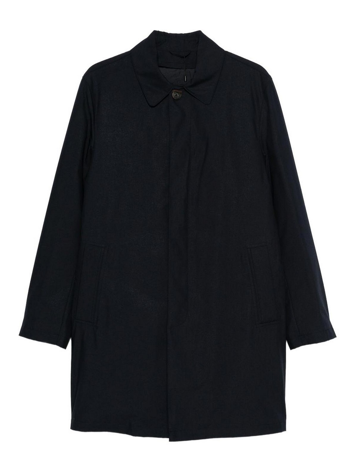 Corneliani Black Shirt Jacket In Black