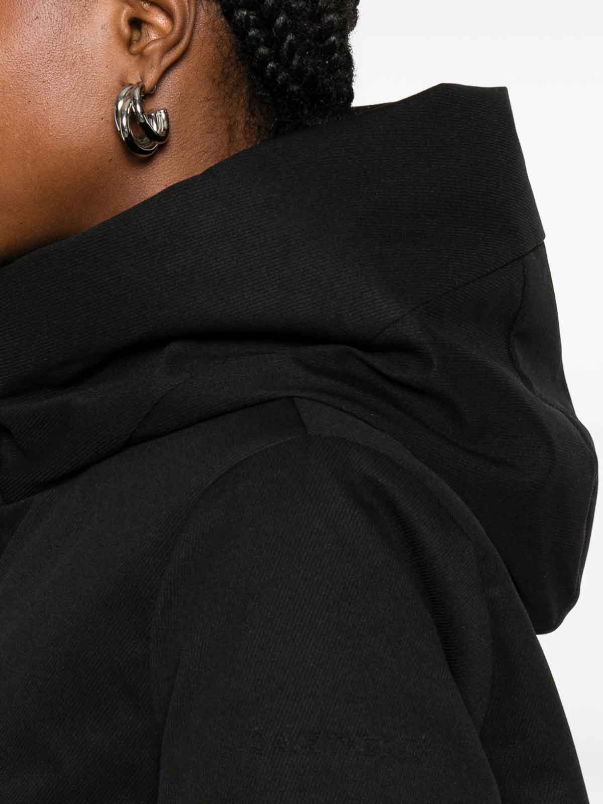 Save The Duck Lightweight Black Jacket With High Collar In Black