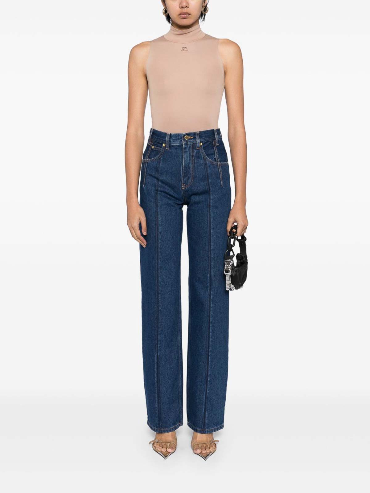 Darkpark Be High-waisted Jeans In Blue