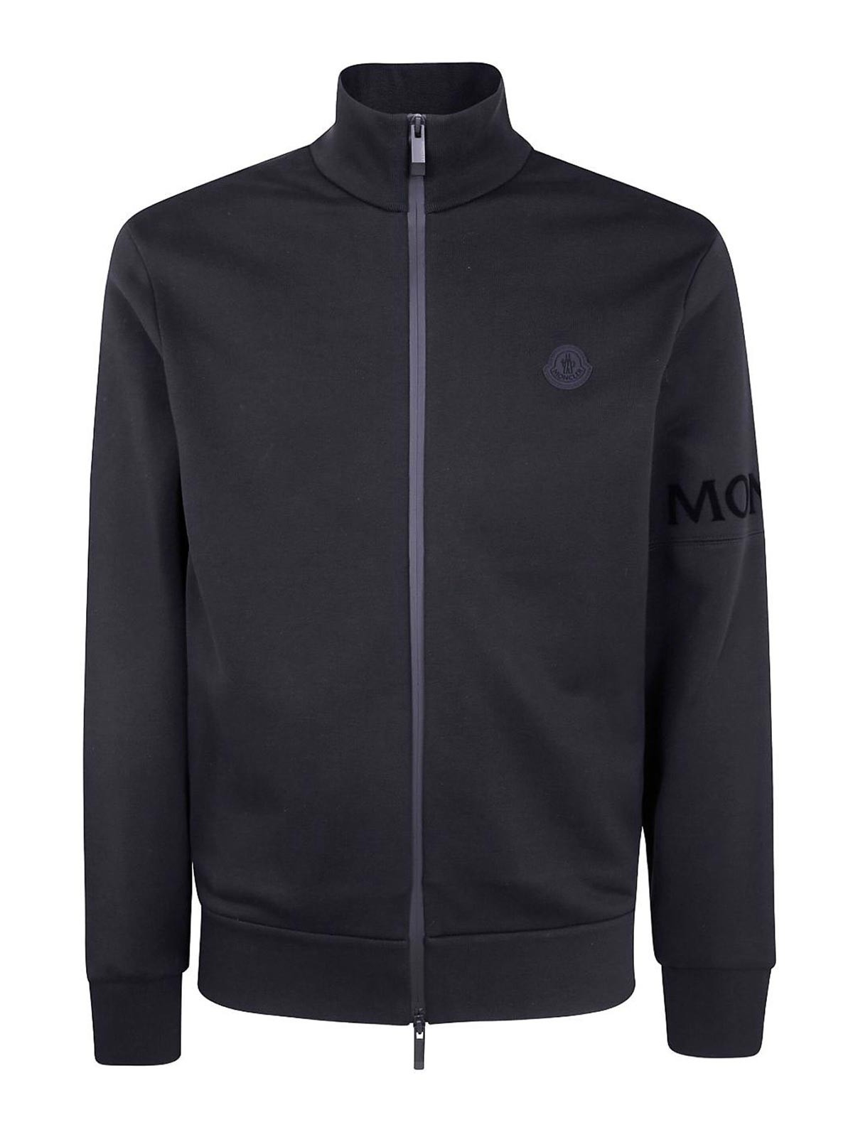 Moncler Sip Up Cardigan In Black