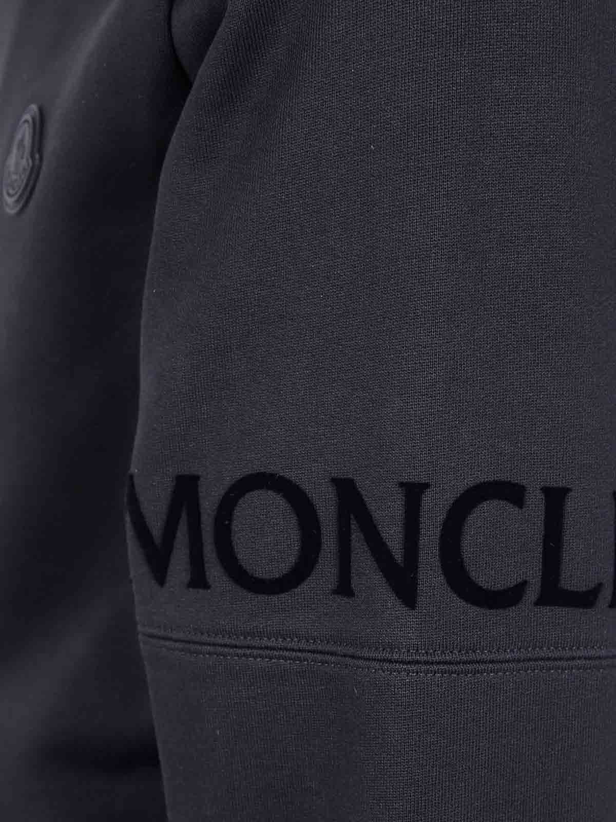Moncler Sip Up Cardigan In Black