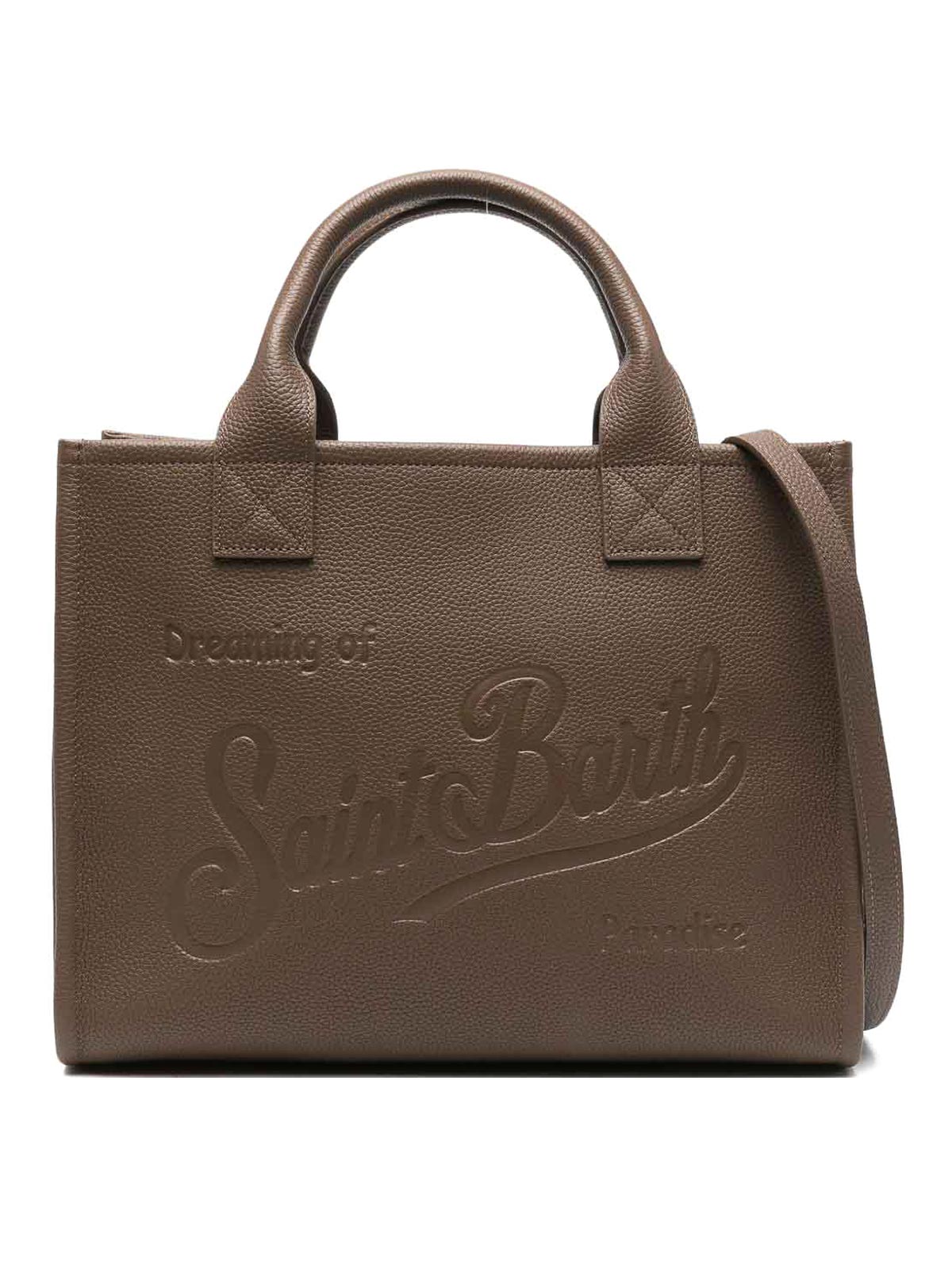 Mc2 Saint Barth Vanity Bag Large Tote Bag In Brown In Brown