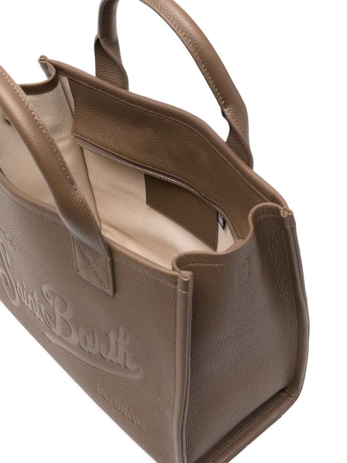 Mc2 Saint Barth Vanity Bag Large Tote Bag In Brown In Brown