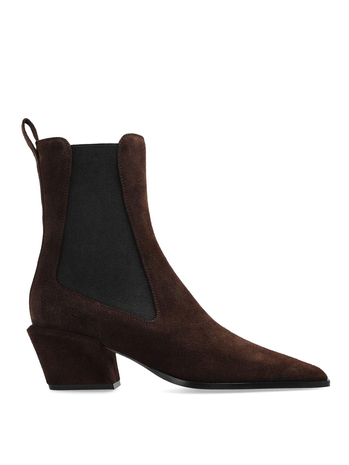 Paris Texas Brown Suede Ankle Boots In Brown