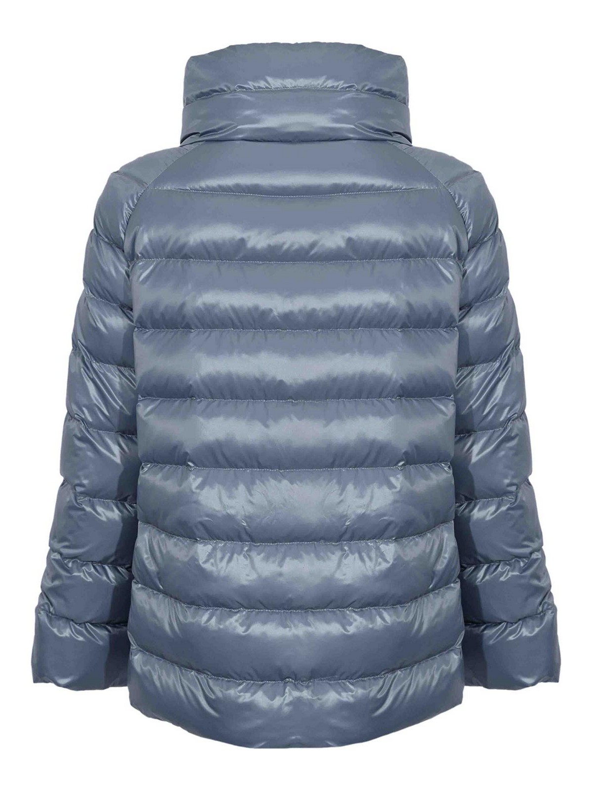 Fay Nylon Down Jacket With Hook In Blue