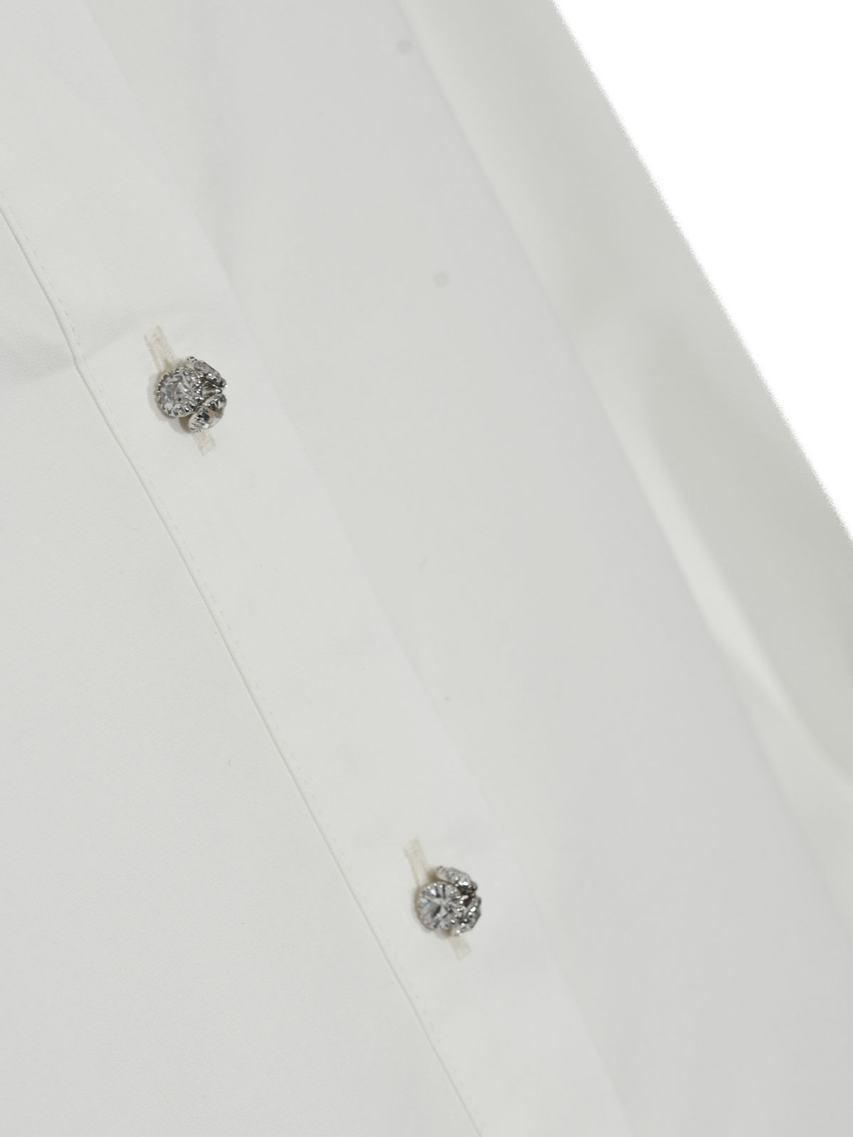 Max Mara Jessica Shirt In Silk And Cotton Blend In White