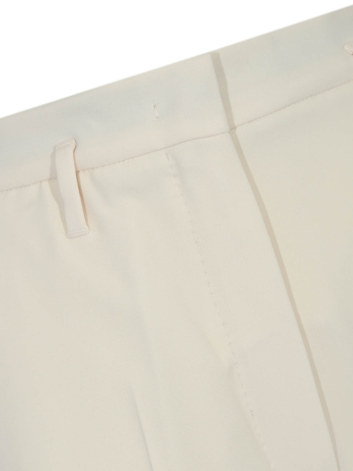 Max Mara Alabama Flared Trousers In Cady In White