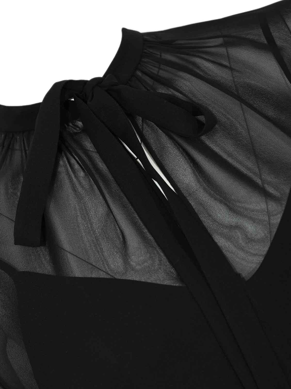 Max Mara Cuba Silk Blouse In Black