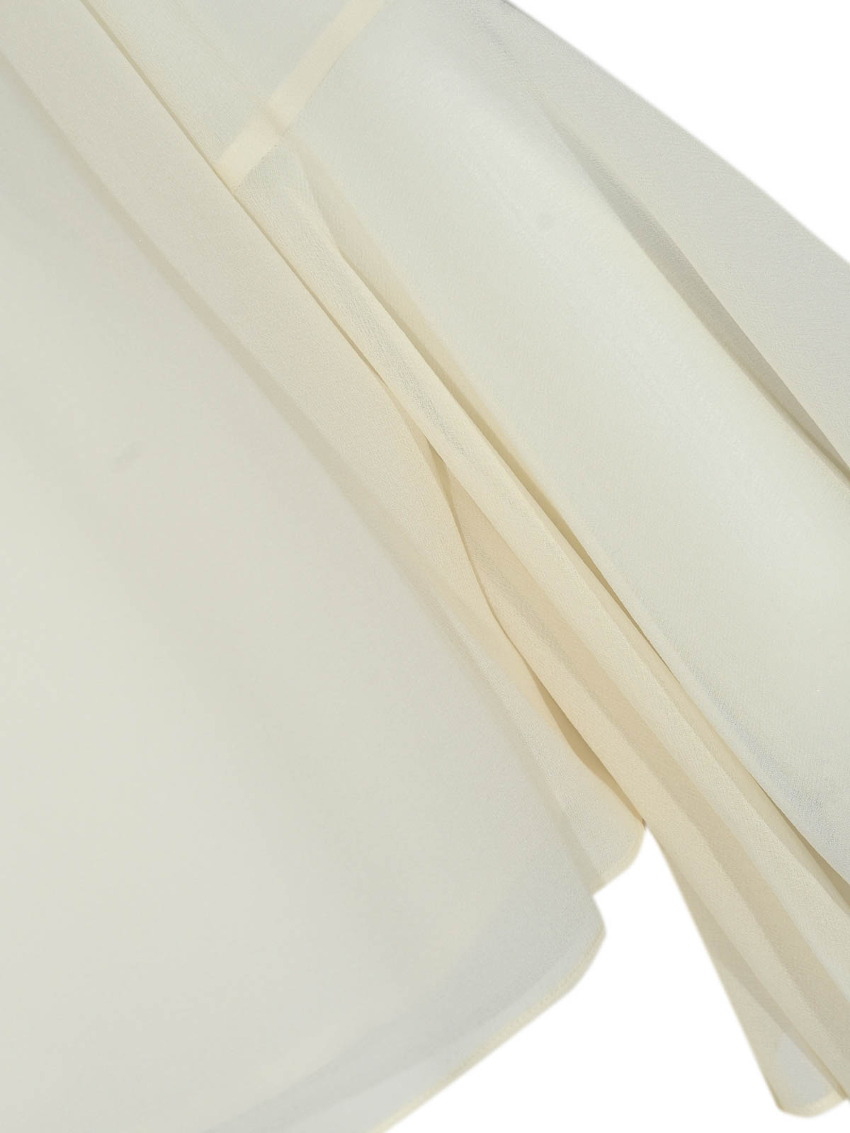 Max Mara Cuba Silk Blouse In White