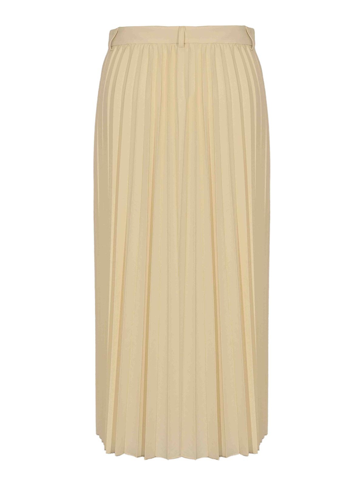Semicouture Noelle Skirt In Cool Wool In Neutral