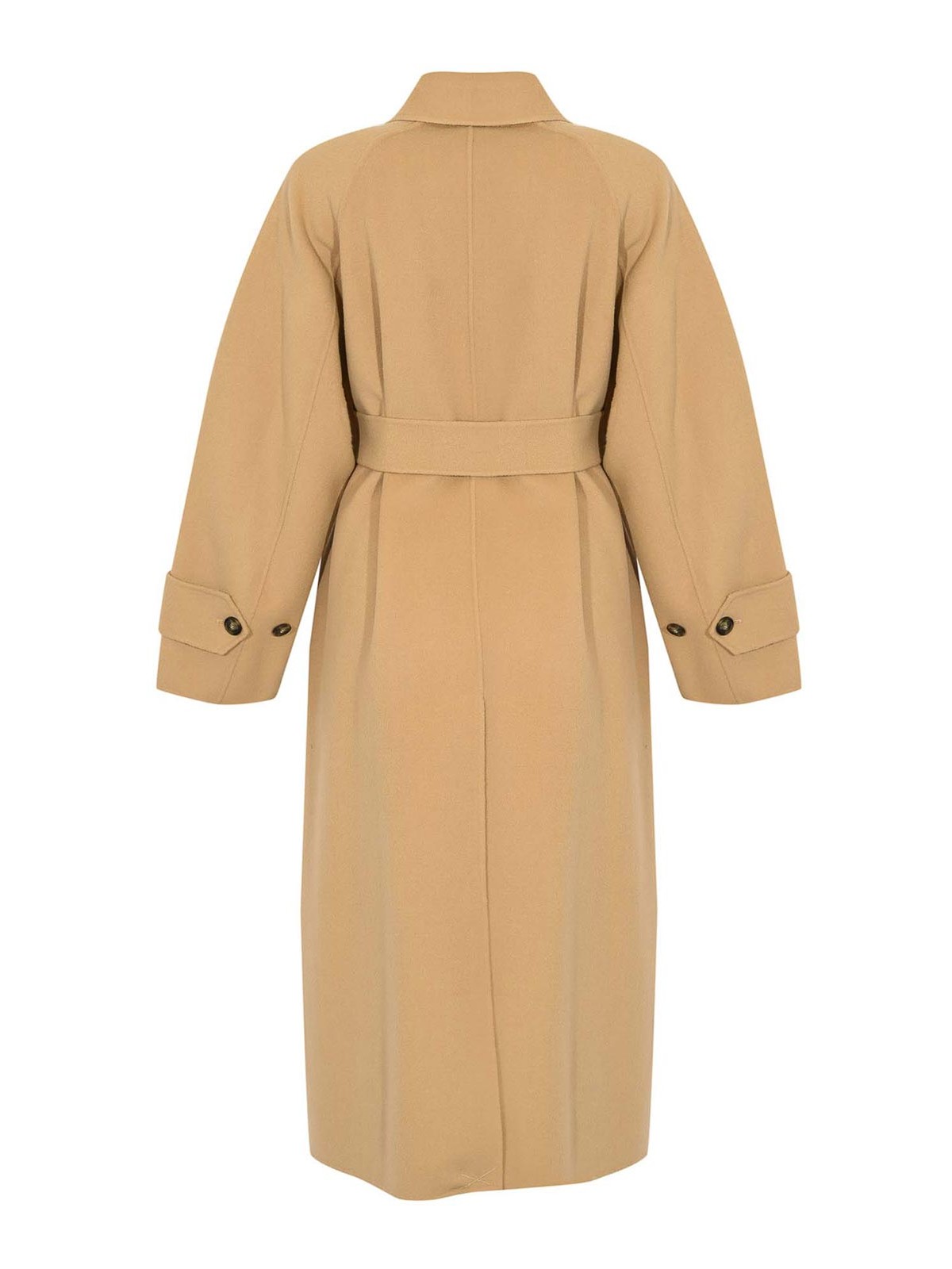 Weekend Max Mara Cadine Wool Trench Coat In Brown