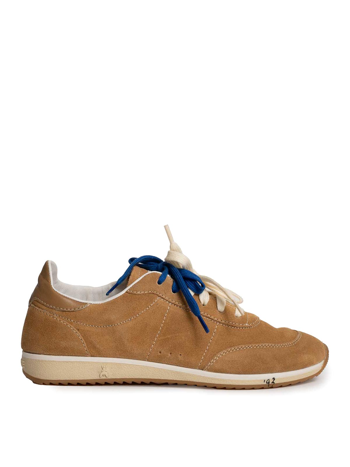 Patrizia Pepe Running Skin 93 Sneakers In Suede In Nude