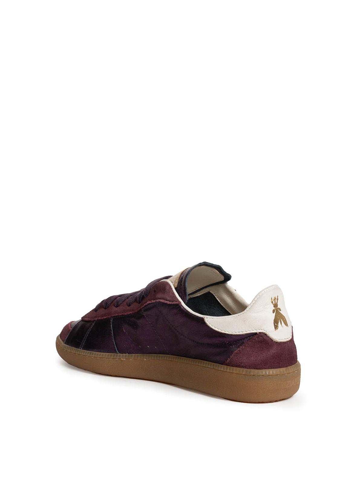 Patrizia Pepe 93 Skin Sneakers In Laminated Nappa In Purple