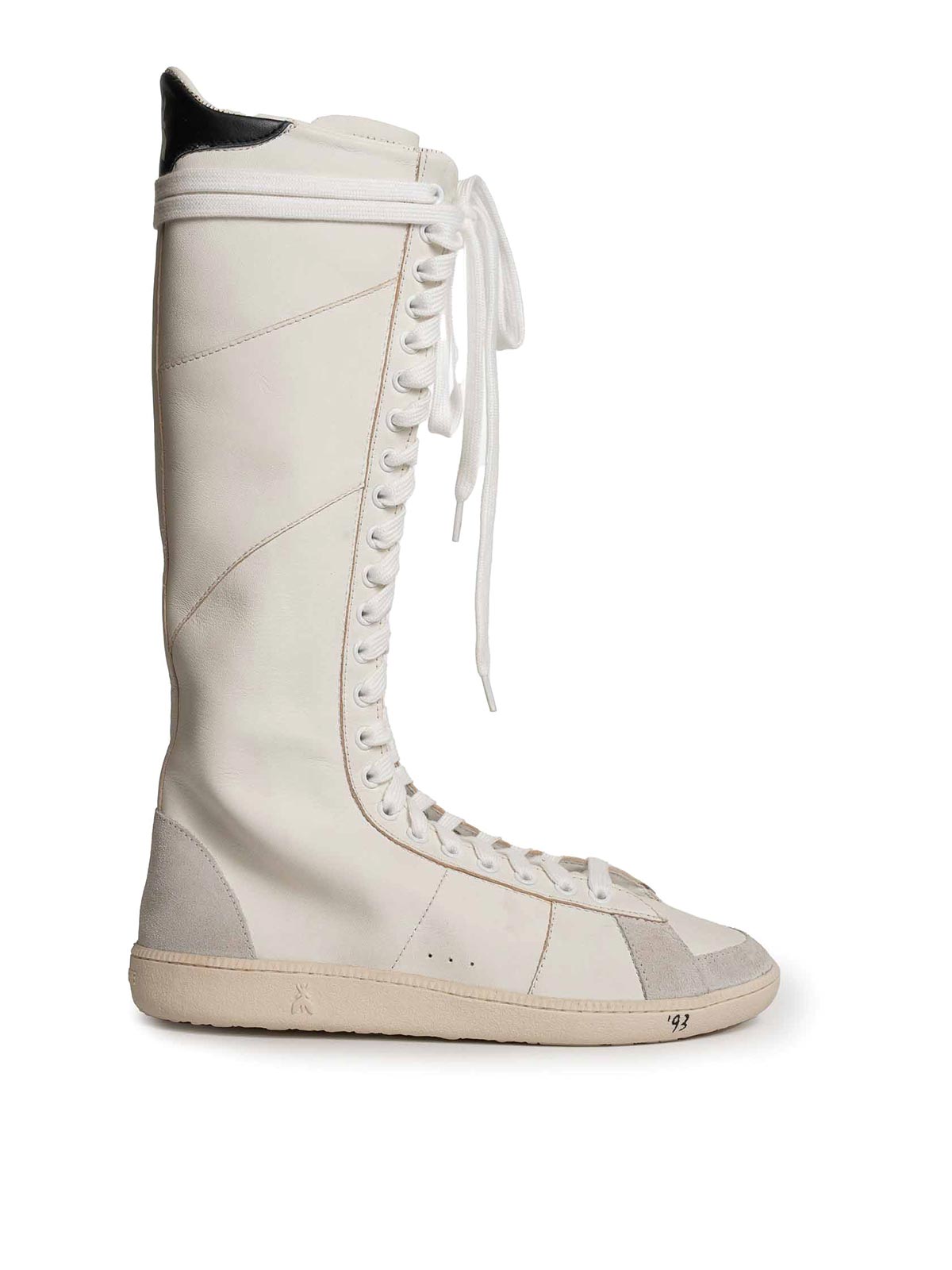 Patrizia Pepe Boxer Boots Skin 93 Sneakers In White