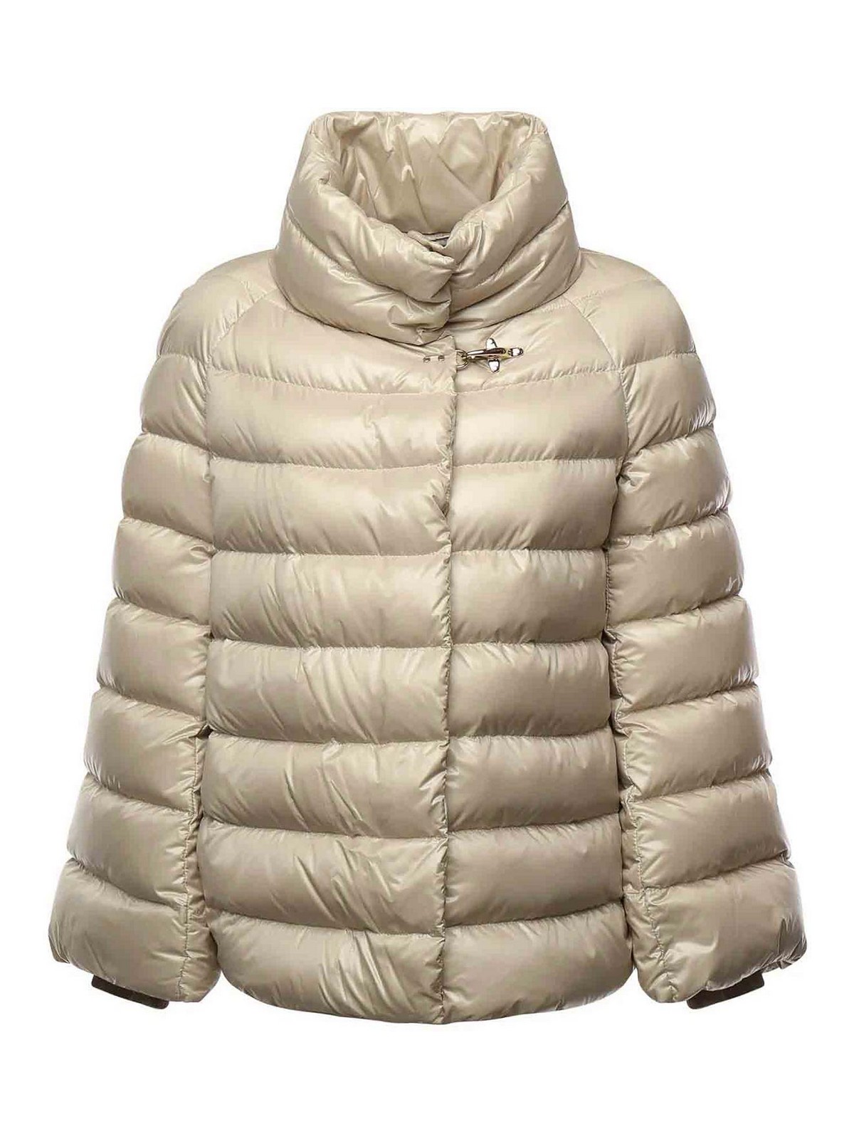 Fay Down Cape Raglan + Hook In Gray