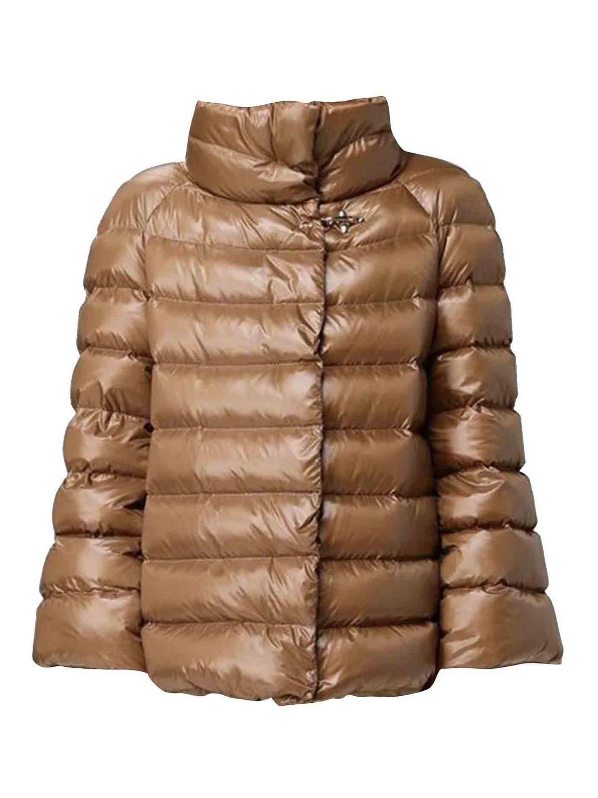 Fay Down Cape Raglan + Hook In Brown